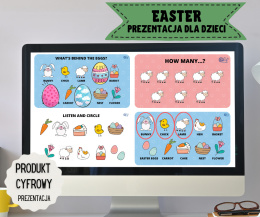 Easter PREZENTACJA dla dzieci + 2 interaktywne gry online