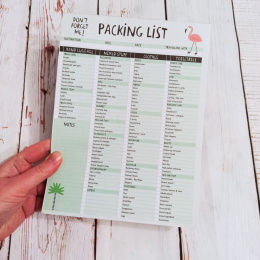 DON'T FORGET ME - Packing List dla dorosłych NOWY