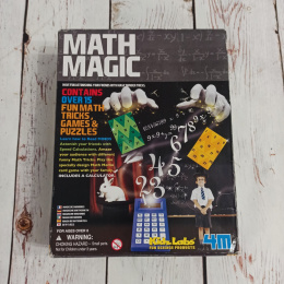 MAGIC MATH - matematyczny zestaw do magicznych sztuczek, brak kalkulatora, reszta nie używana