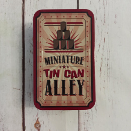 Minature Tin Can Alley - miniaturowa gra w strzelanie do puszek