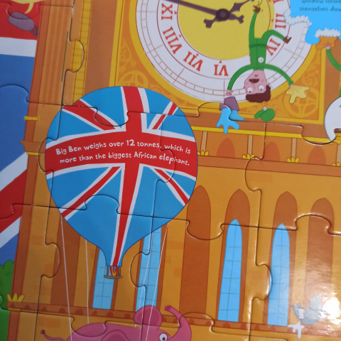 Puzzle Big Ben 49x31 cm Puzzle Big Ben 49x31 cm
