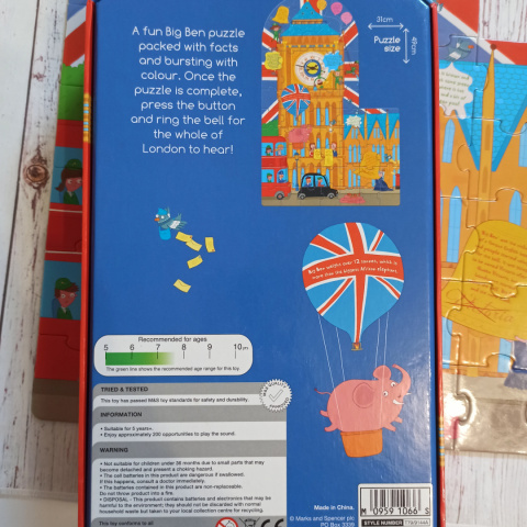 Puzzle Big Ben 49x31 cm Puzzle Big Ben 49x31 cm