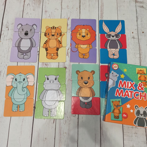 Układanka zwierzęta MIX&MATCH Układanka zwierzęta MIX&MATCH