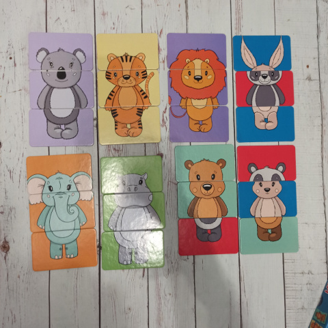 Układanka zwierzęta MIX&MATCH Układanka zwierzęta MIX&MATCH