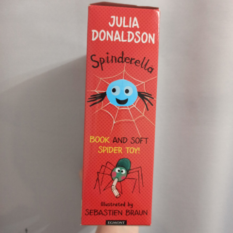 SPINDERELLA Julia Donaldson - zestaw książka po angielsku z pluszowym pająkiem SPINDERELLA Julia Donaldson - zestaw książka po angielsku z pluszowym pająkiem