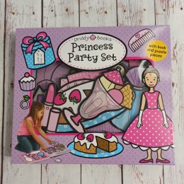 Princess Party Set - książka + elementy do układania