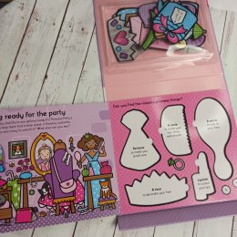Princess Party Set - książka + elementy do układania