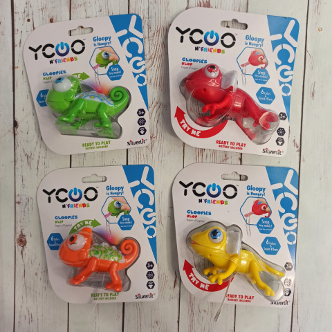Gloopies interaktywna żaba/kameleon z magnetycznym językiem (4 warianty do wyboru) Gloopies interaktywna żaba/kameleon z magnetycznym językiem (4 warianty do wyboru)