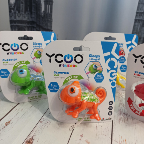 Gloopies interaktywna żaba/kameleon z magnetycznym językiem (4 warianty do wyboru) Gloopies interaktywna żaba/kameleon z magnetycznym językiem (4 warianty do wyboru)