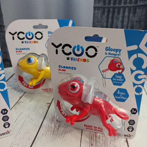 Gloopies interaktywna żaba/kameleon z magnetycznym językiem (4 warianty do wyboru) Gloopies interaktywna żaba/kameleon z magnetycznym językiem (4 warianty do wyboru)