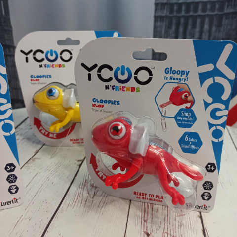Gloopies interaktywna żaba/kameleon z magnetycznym językiem (4 warianty do wyboru) Gloopies interaktywna żaba/kameleon z magnetycznym językiem (4 warianty do wyboru)