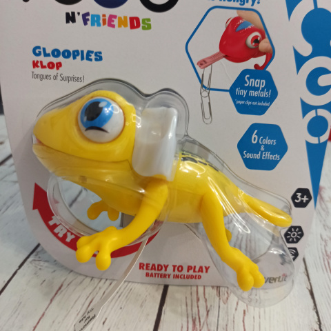 Gloopies interaktywna żaba/kameleon z magnetycznym językiem (4 warianty do wyboru) Gloopies interaktywna żaba/kameleon z magnetycznym językiem (4 warianty do wyboru)