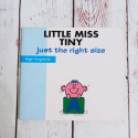 Little Miss Tiny just the right size- książeczka Roger Hargreaves