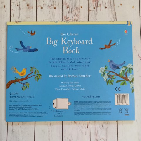 Usborne Big Keyboard Book - grająca książka z pianiniem