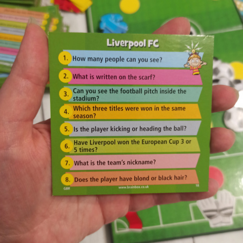 BrainBox Football Board Game BrainBox Football Board Game