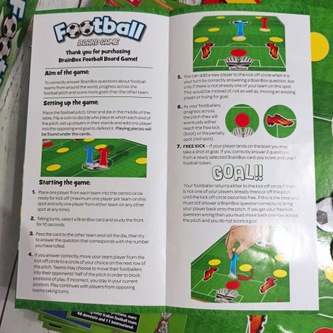 BrainBox Football Board Game BrainBox Football Board Game