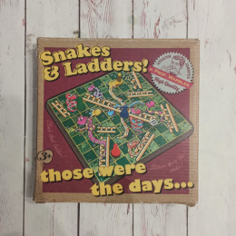 Gra Snakes and Ladders - drewniana