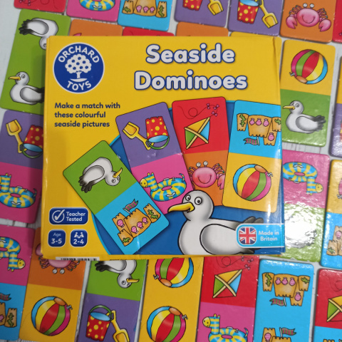 SEASIDE dominoes ORCHARD TOYS SEASIDE dominoes ORCHARD TOYS