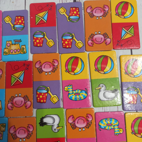 SEASIDE dominoes ORCHARD TOYS SEASIDE dominoes ORCHARD TOYS