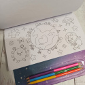 Colour Your Sticker Book Space - naklejki do kolorowania