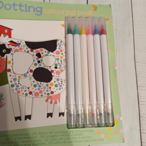 Dotting Coloring Book FARM Dotting Coloring Book FARM