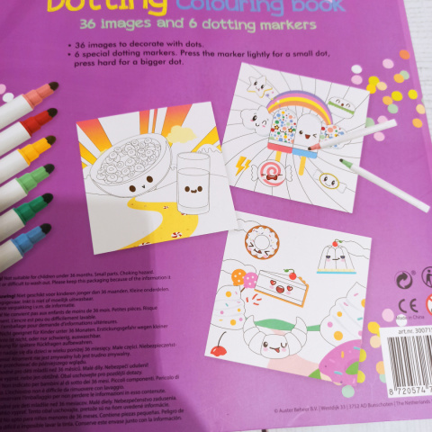 Dotting Coloring Book FOOD Dotting Coloring Book FOOD