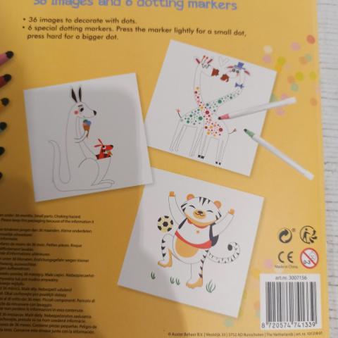 Dotting Coloring Book WILD ANIMALS Dotting Coloring Book WILD ANIMALS