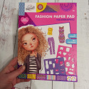 Fashion Paper Pad - zestaw do projektowania ubrań różowy