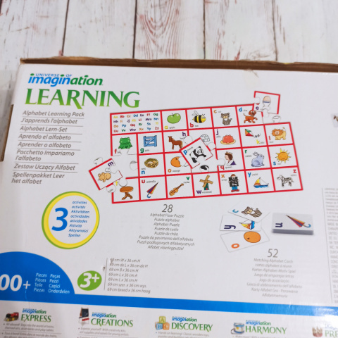 Imagination Learning 3in1 - Alphabet Learning Pack Imagination Learning 3in1 - Alphabet Learning Pack