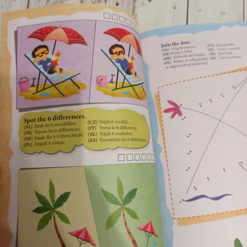 Holiday Activity and Colouring Book