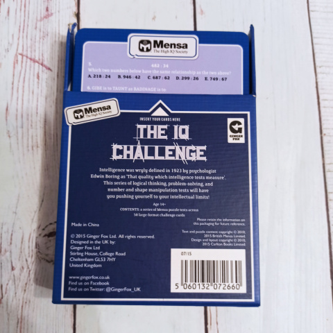The IQ Challenge - zagadki po angielsku The IQ Challenge - zagadki po angielsku