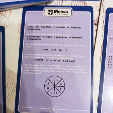 The IQ Challenge - zagadki po angielsku The IQ Challenge - zagadki po angielsku