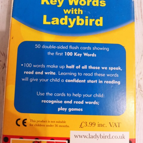 Karty do nauki czytania Key Words with Ladybird Flashcards Karty do nauki czytania Key Words with Ladybird Flashcards