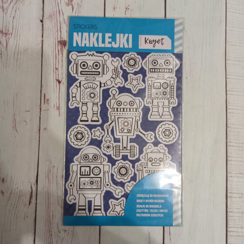 Naklejki do kolorowania roboty/piraci/dino/kosmos Naklejki do kolorowania roboty/piraci/dino/kosmos
