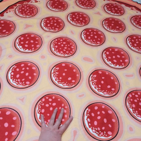 PIZZA mata XXL z materiału PIZZA mata XXL z materiału