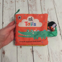Baby Touch Tails sensoryczna książeczka z ogonkami zwierząt