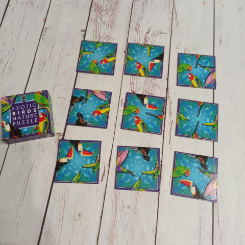 Exotic Birds Nature Puzzle - układanka logiczna Exotic Birds Nature Puzzle - układanka logiczna