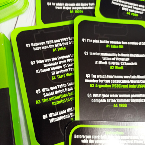 Gra Sport Trivia Cards