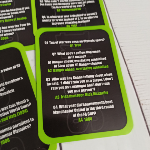 Gra Sport Trivia Cards