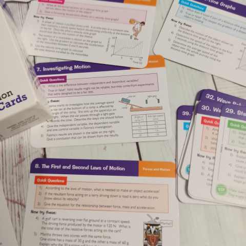 GCSE Physics - karty fiszki do powtórki z fizyki CLIL GCSE Physics - karty fiszki do powtórki z fizyki CLIL