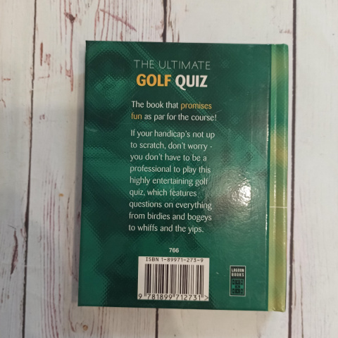 Książka The Ultimate Golf Quiz Książka The Ultimate Golf Quiz