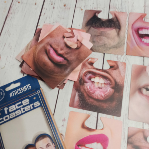Maski Face Coasters Maski Face Coasters