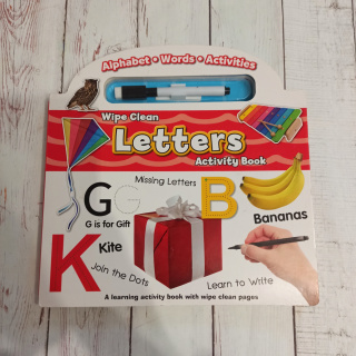 Wipe Clean Letters Activity book