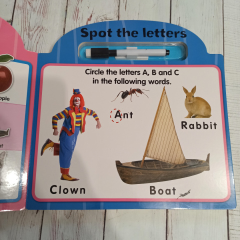 Wipe Clean Letters Activity book