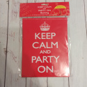 Wodoodporne girlandy Keep Calm - kolorowe