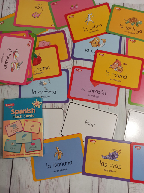 Spanish Flash Cards - hiszpańsko-angielskie Spanish Flash Cards - hiszpańsko-angielskie