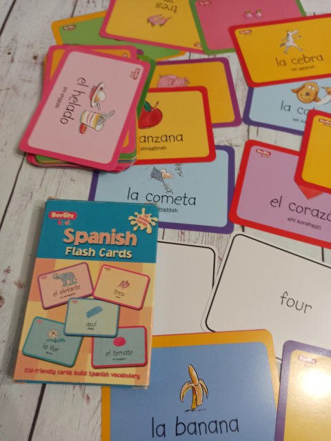 Spanish Flash Cards - hiszpańsko-angielskie Spanish Flash Cards - hiszpańsko-angielskie