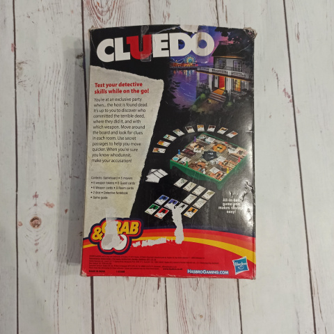 Cluedo Grab & Go - gra detektywistyczna Cluedo Grab & Go - gra detektywistyczna