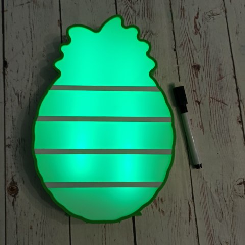 Świecący Ananas suchościeralny z magnesem i mazakiem Świecący Ananas suchościeralny z magnesem i mazakiem