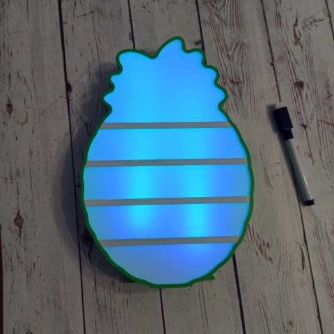 Świecący Ananas suchościeralny z magnesem i mazakiem Świecący Ananas suchościeralny z magnesem i mazakiem